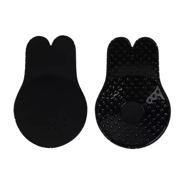 Women Push Up Bras Self Adhesive Silicone Strapless Invisible Bra Reusable Sticky Breast Lift Tape Rabbit Nipple Cover Bra Pads